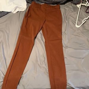 Light brown skinny jeans